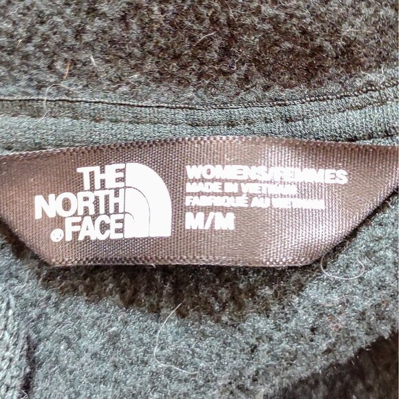 The North Face Full Zip Sweater Green Womens Size Medium Zip Pockets - Picture 8 of 10